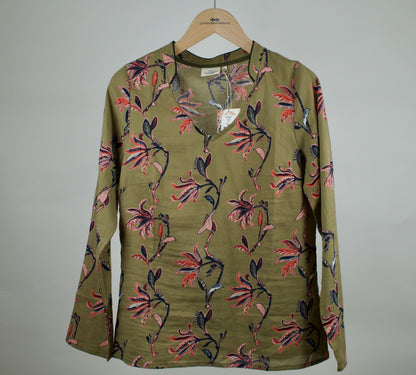 Top crêpe de coton Jinpa