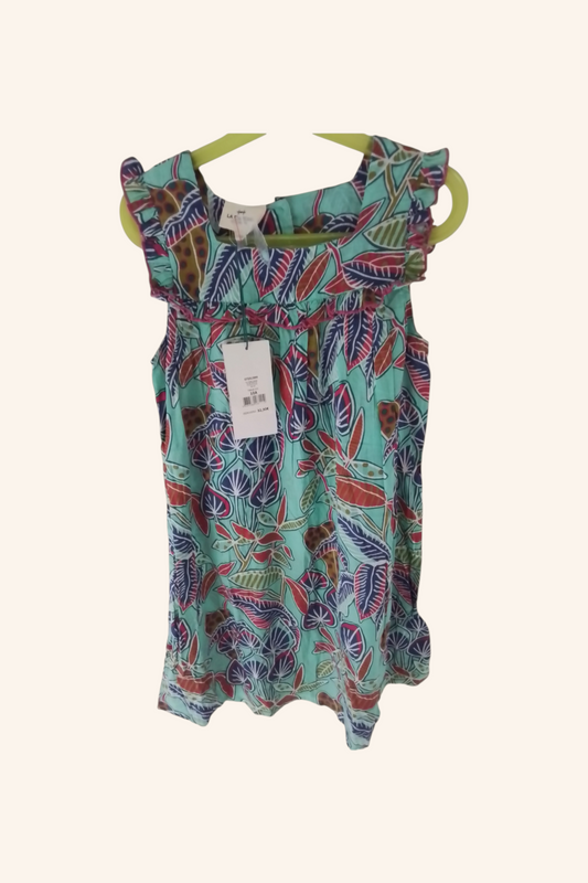 Robe fille coton imprimé ARIANA taille 10 ans