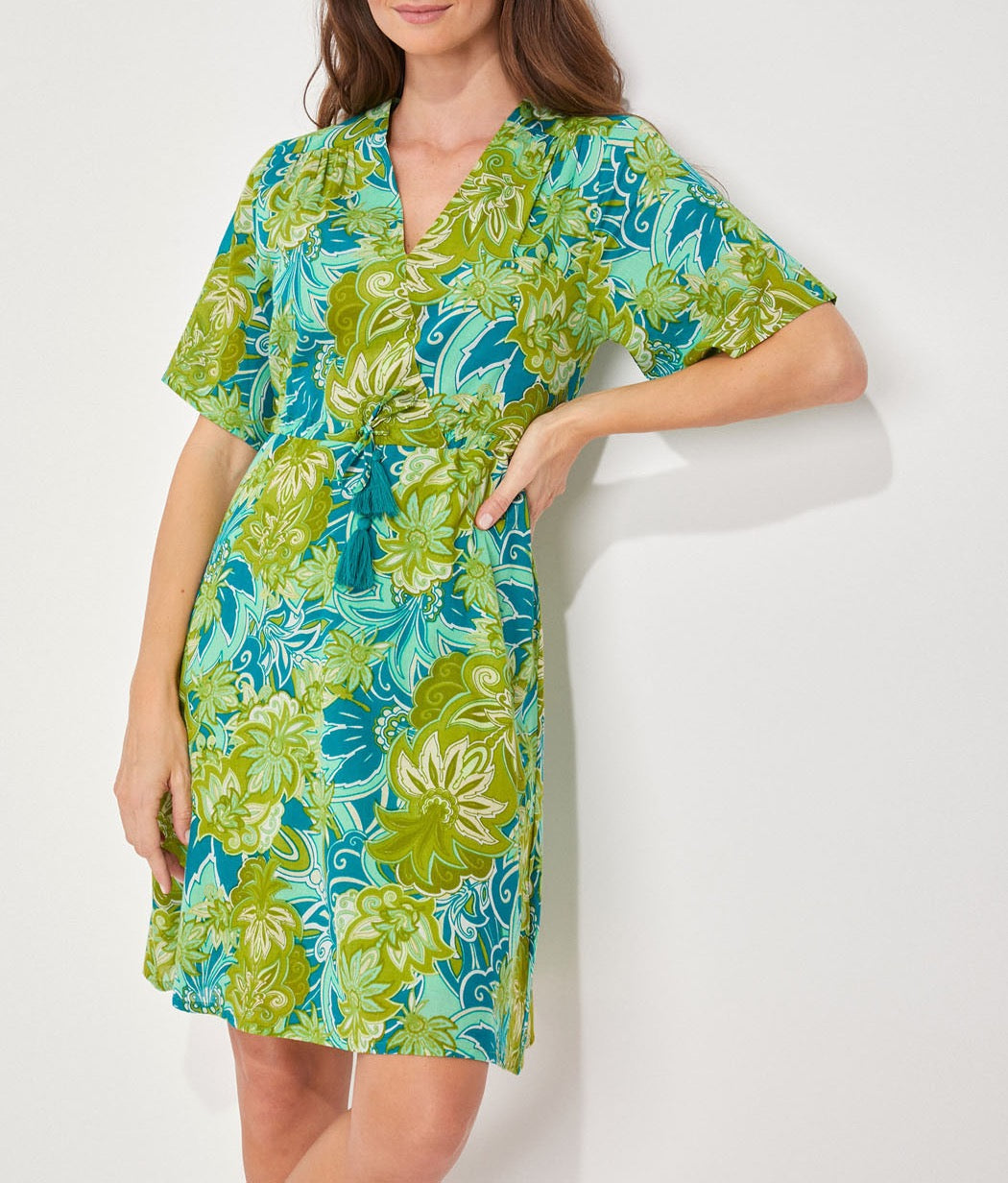 Robe coton bio évasée ZAINA