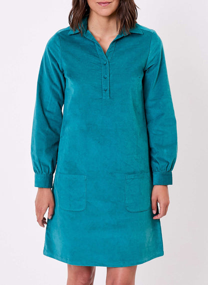 Robe droite velours côtelé bio PASSO