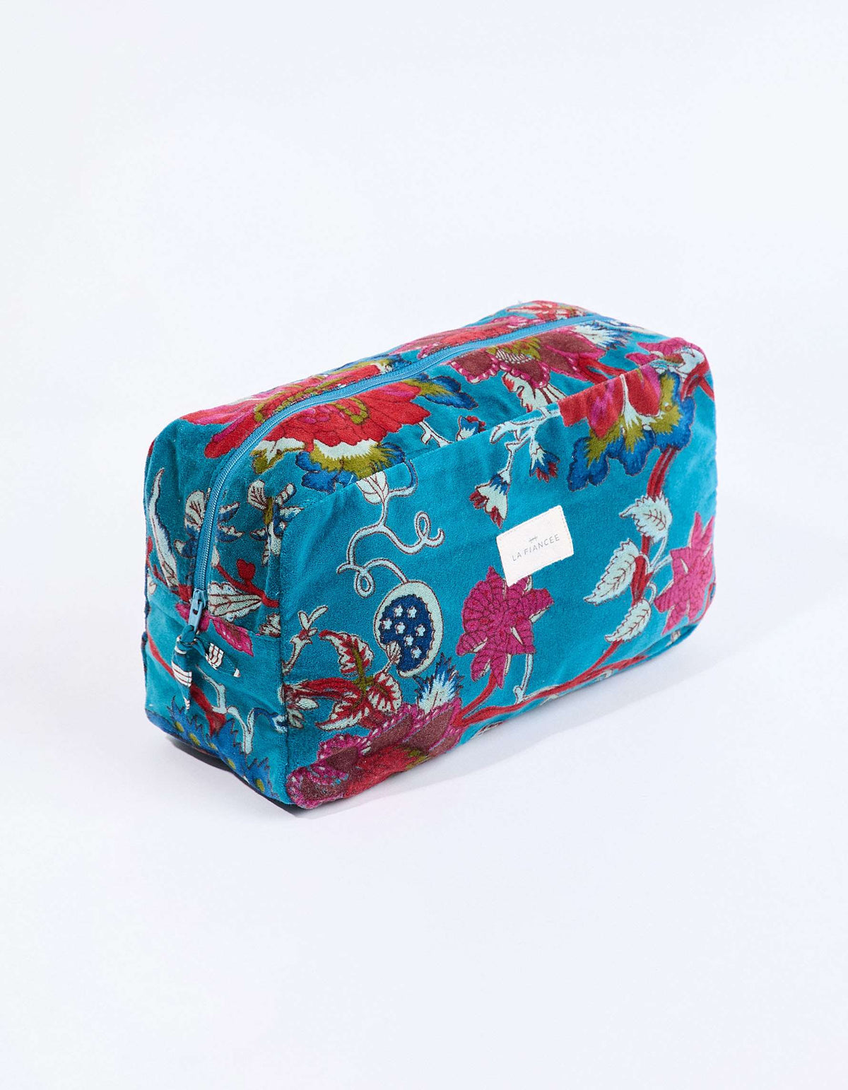 Grande pochette en velours KARUNI
