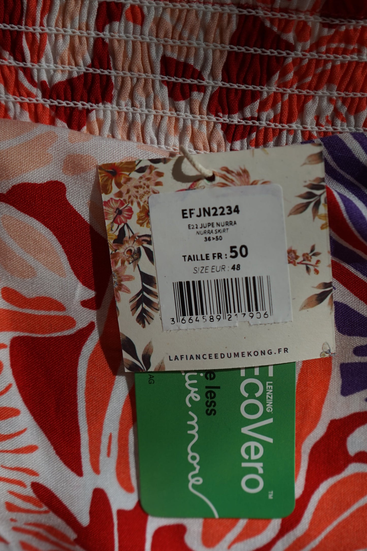 Jupe longue imprimée NURRA