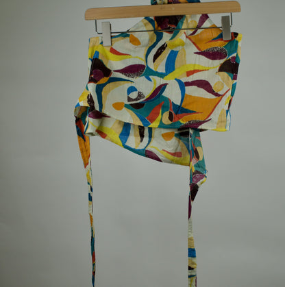 Top dos nu cache-cœur gaze de coton QUJA