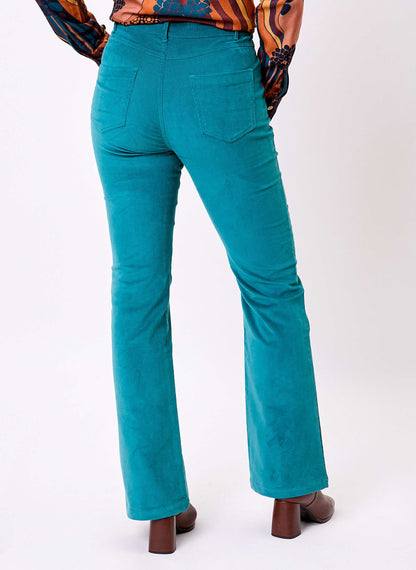 Pantalon flare velours côtelé bio LULU