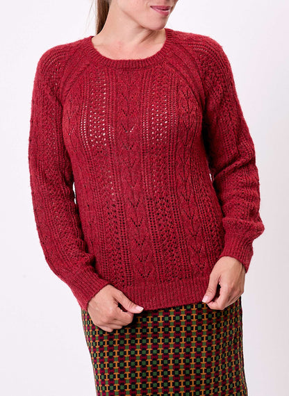 Pull tricot fantaisie torsadé  PADDI