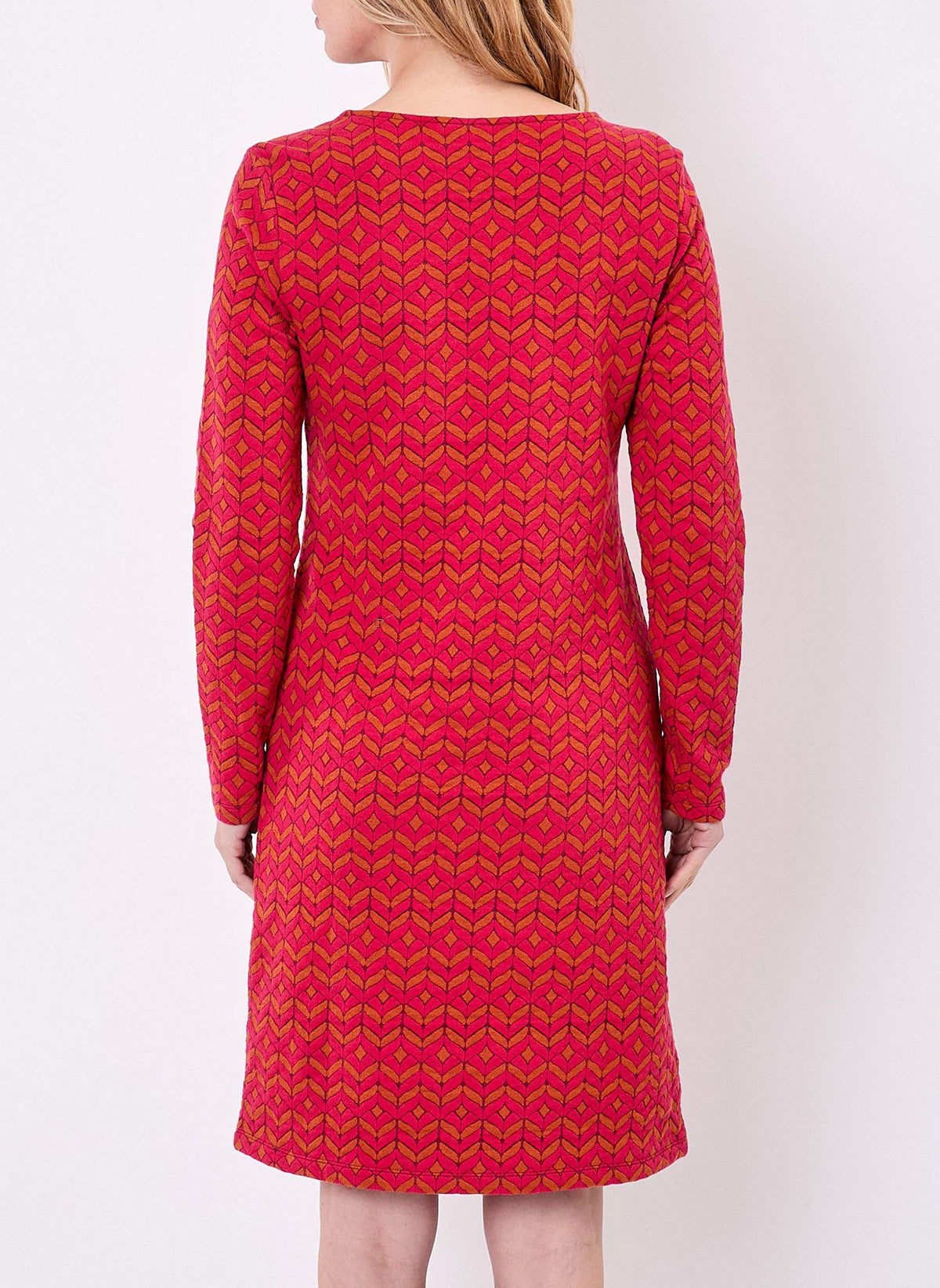 Robe courte maille jacquard PADMA