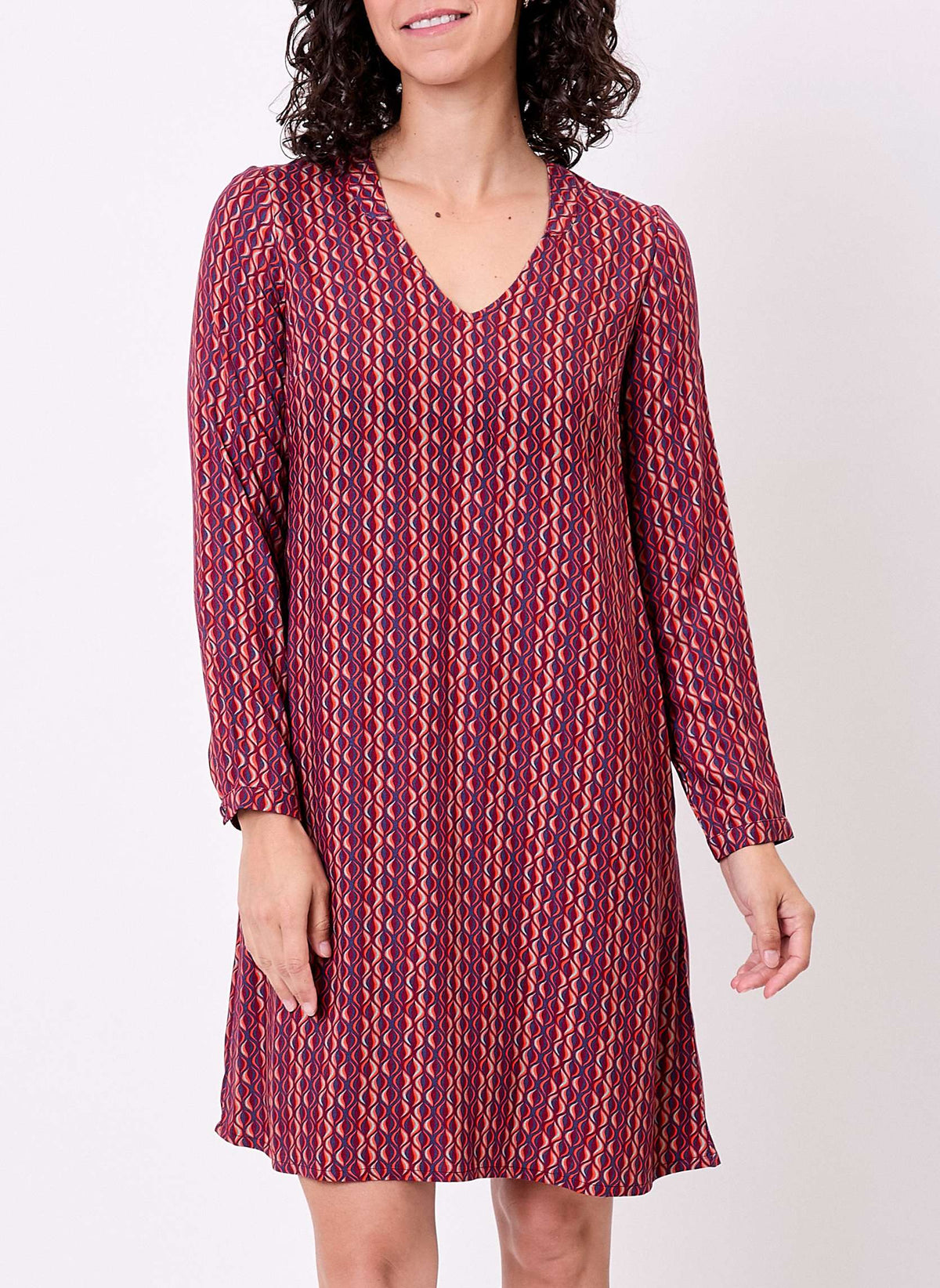 Robe fluide ample doublée GALATEE
