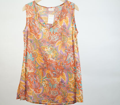 Tunique sans manches coton bio TINOU