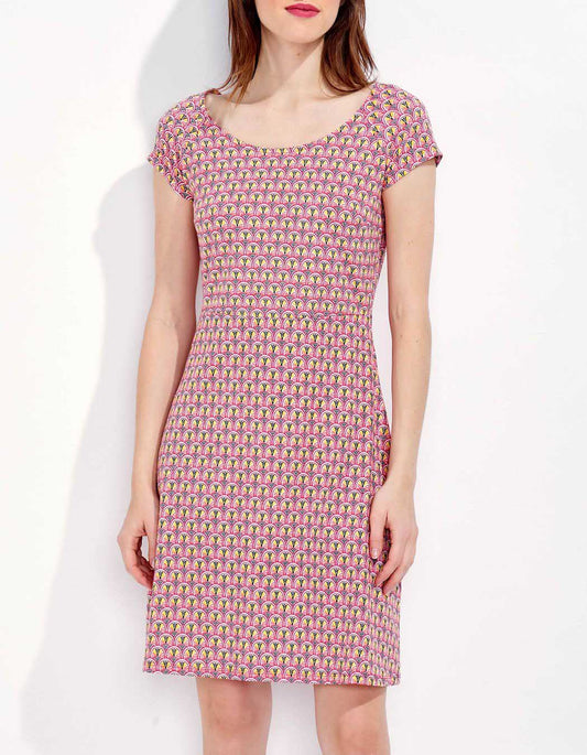Robe courte imprimée MAJINI