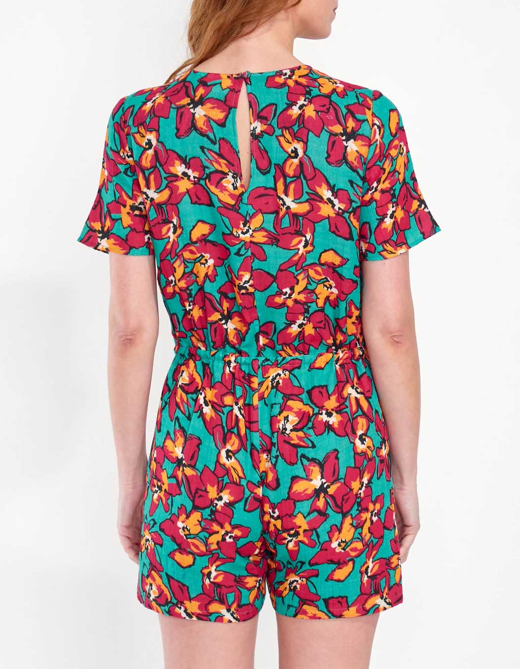 Combi-short gaze de coton WAKABA