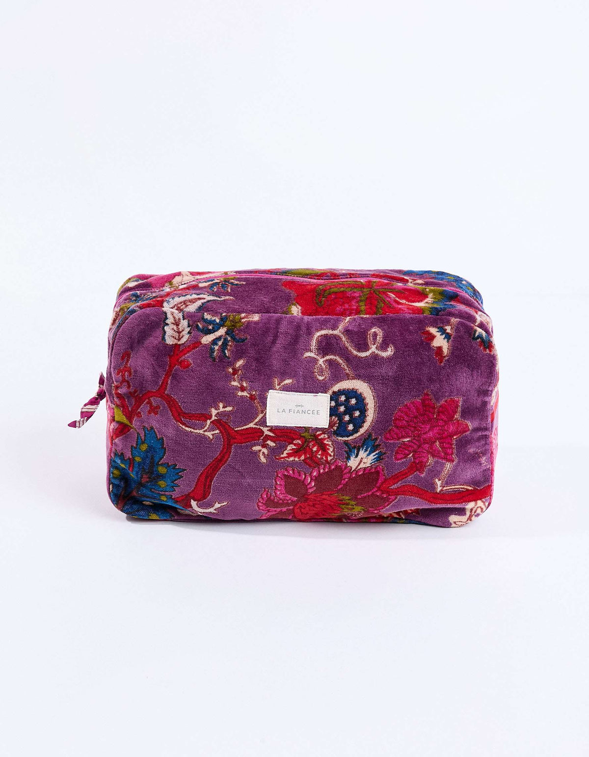 Grande pochette en velours KARUNI