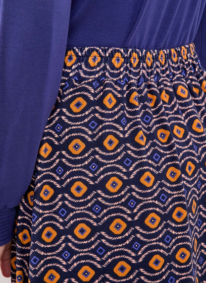 Jupe midi maille fluide ESTER