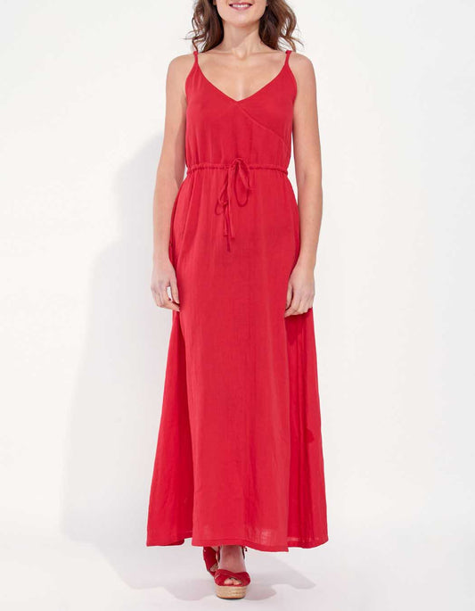 Robe longue gaze de coton WINIT