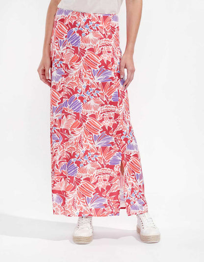 Jupe longue imprimée NURRA