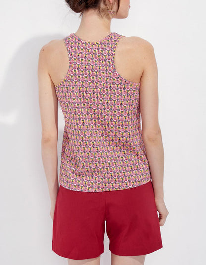 Débardeur coton imprimé MENO
