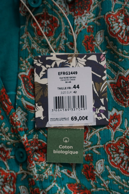 Robe chemisier crêpe de coton bio GAYANI
