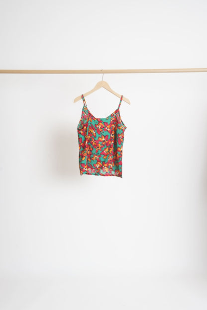 Débardeur boutons gaze de coton ULANI