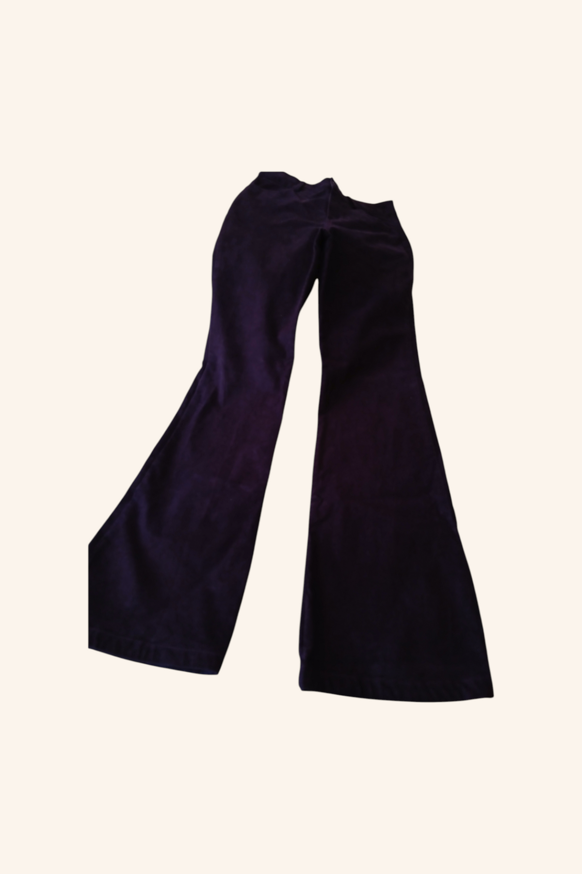 Pantalon velours flare