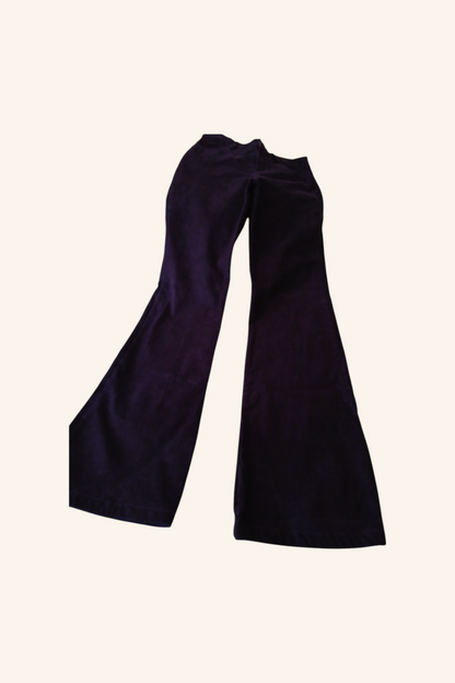 Pantalon velours flare