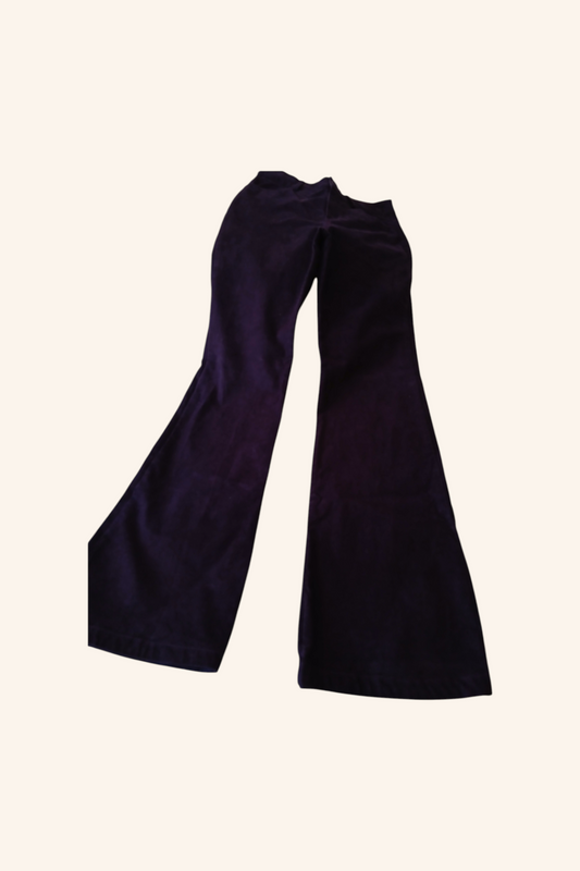 Pantalon velours flare