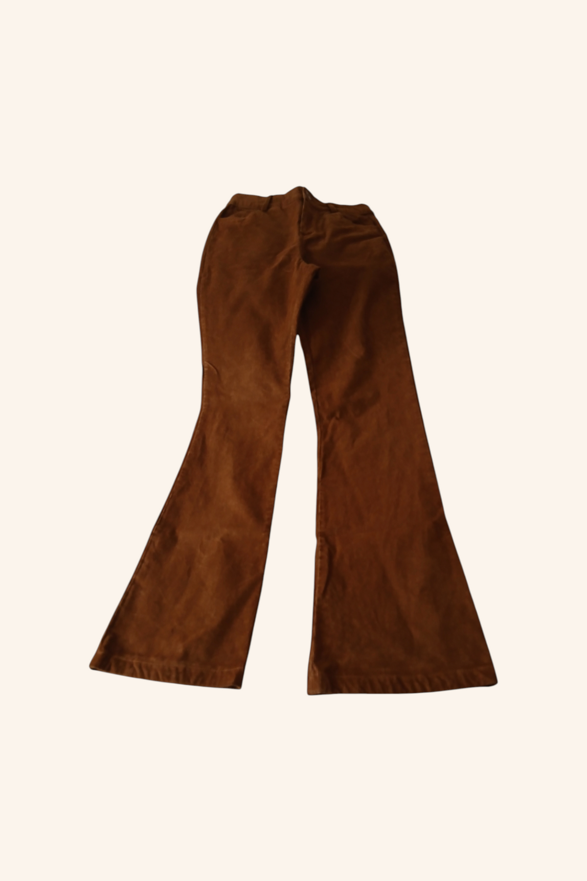 Pantalon velours flare