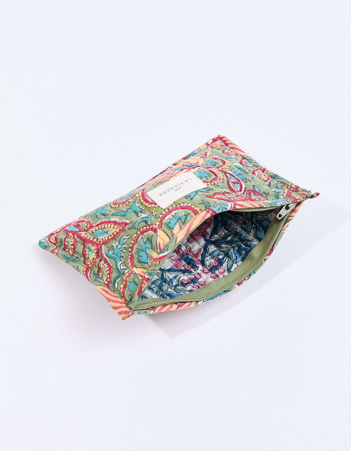 Petite pochette matelassée coton LISETTE