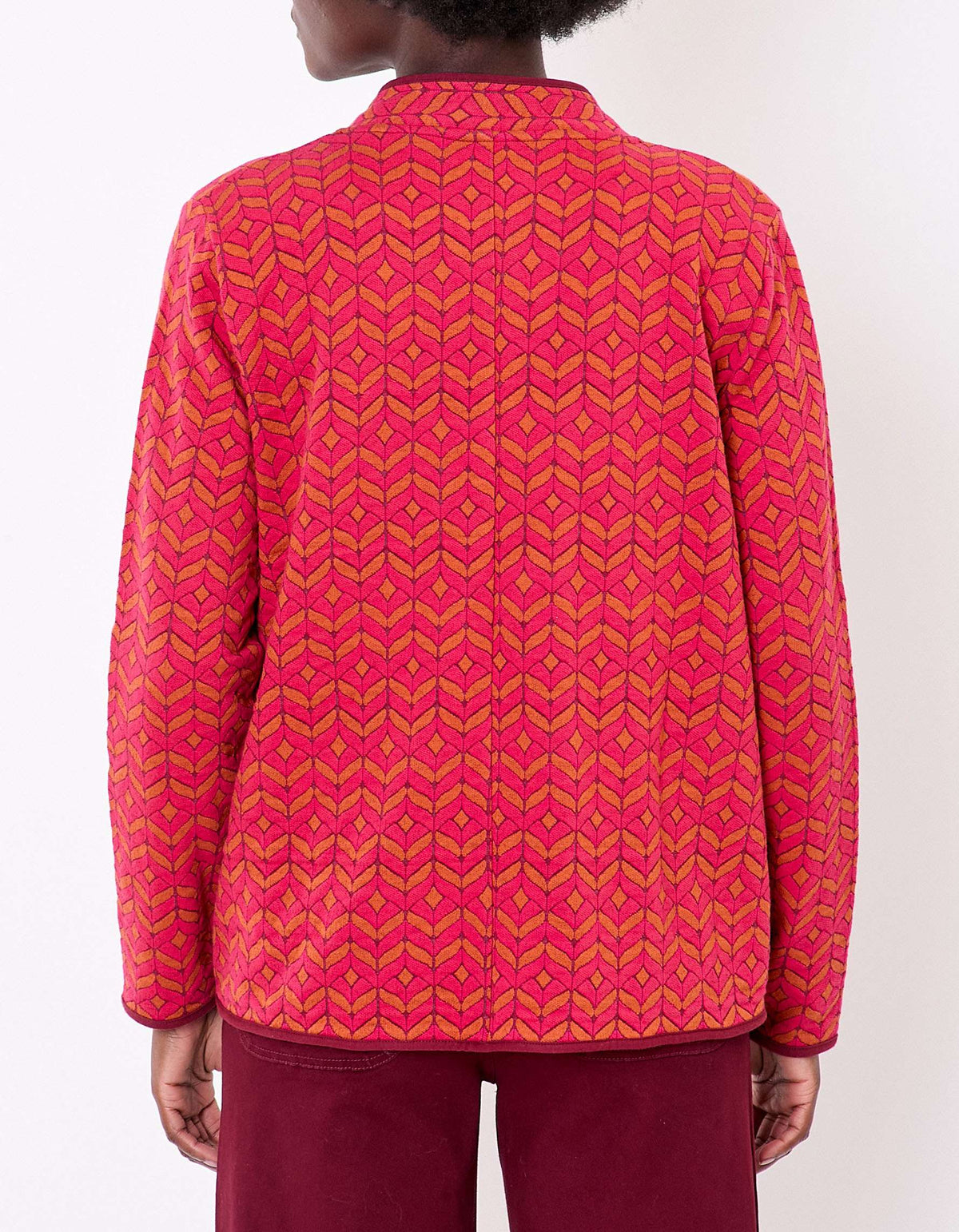 Gilet souple maille jacquard LEOTI