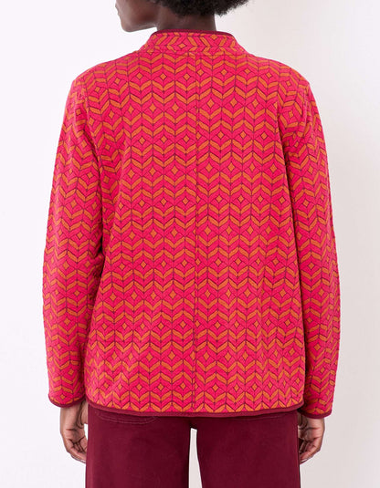 Gilet souple maille jacquard LEOTI