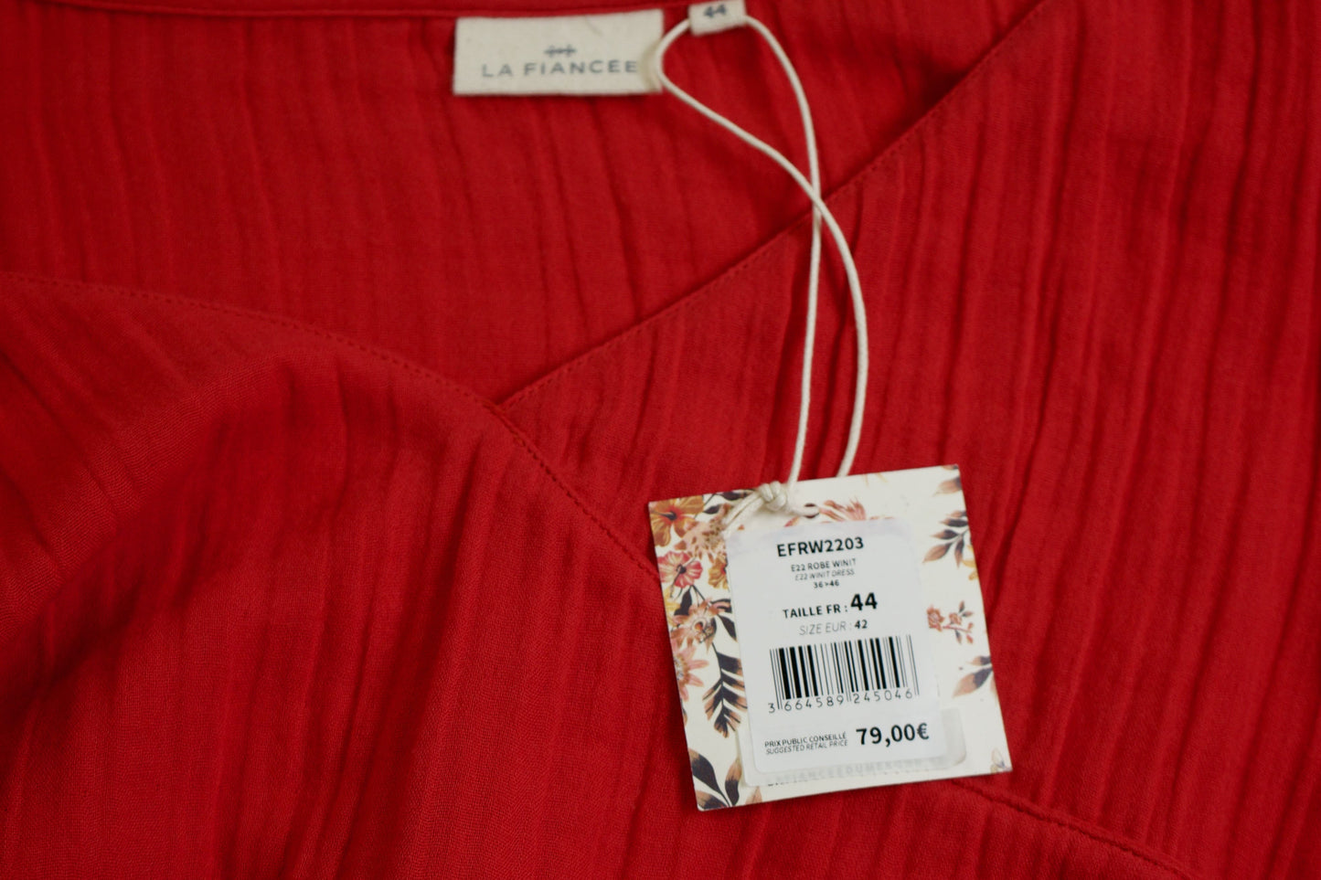 Robe longue gaze de coton WINIT