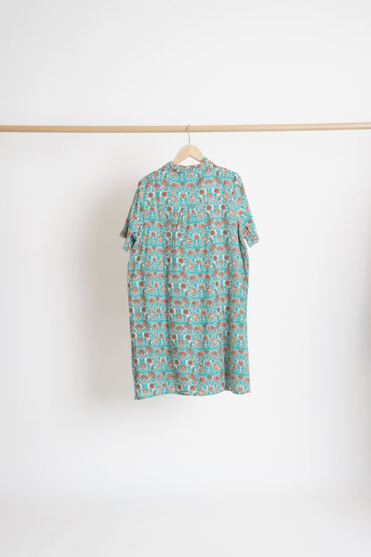 Robe chemisier crêpe de coton bio GAYANI