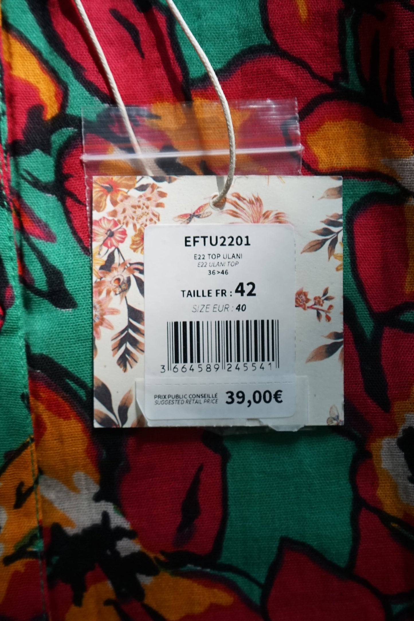 Débardeur boutons gaze de coton ULANI