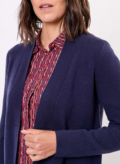 Gilet long en maille SACHEON
