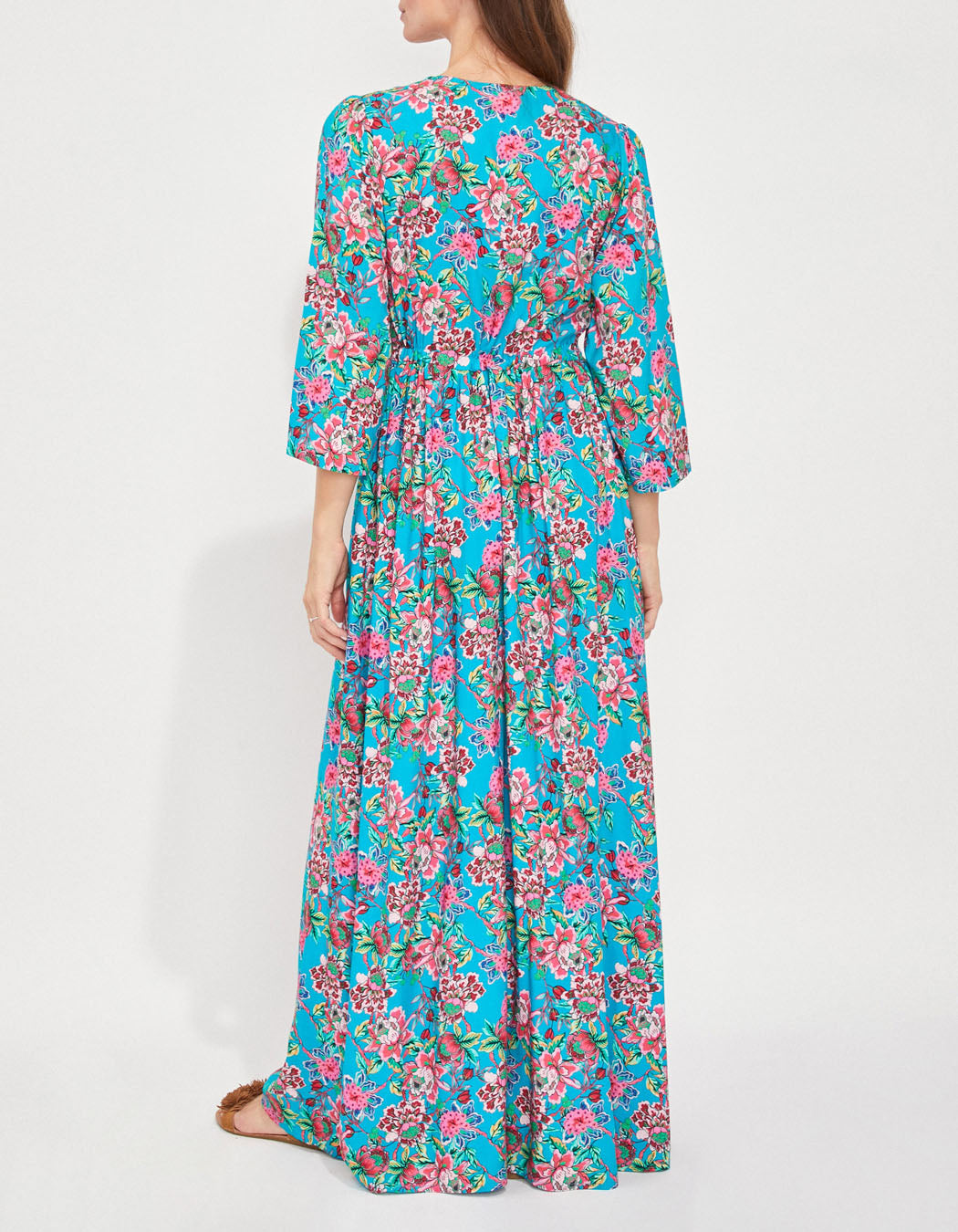 Robe longue imprimée fluide Ecovero QUIMPUR