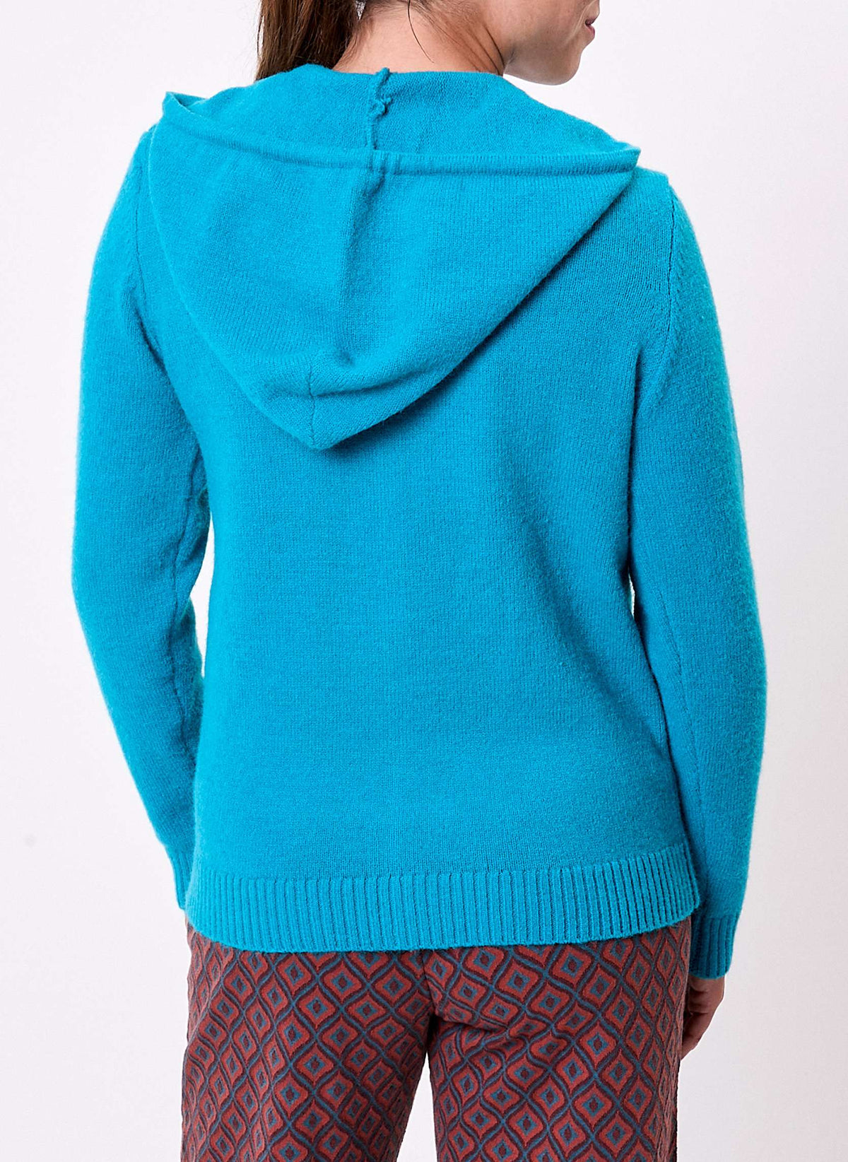 Gilet zippé maille unie à capuche GARREN