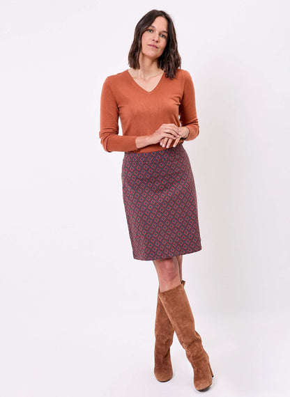 Jupe maille courte bio OLI