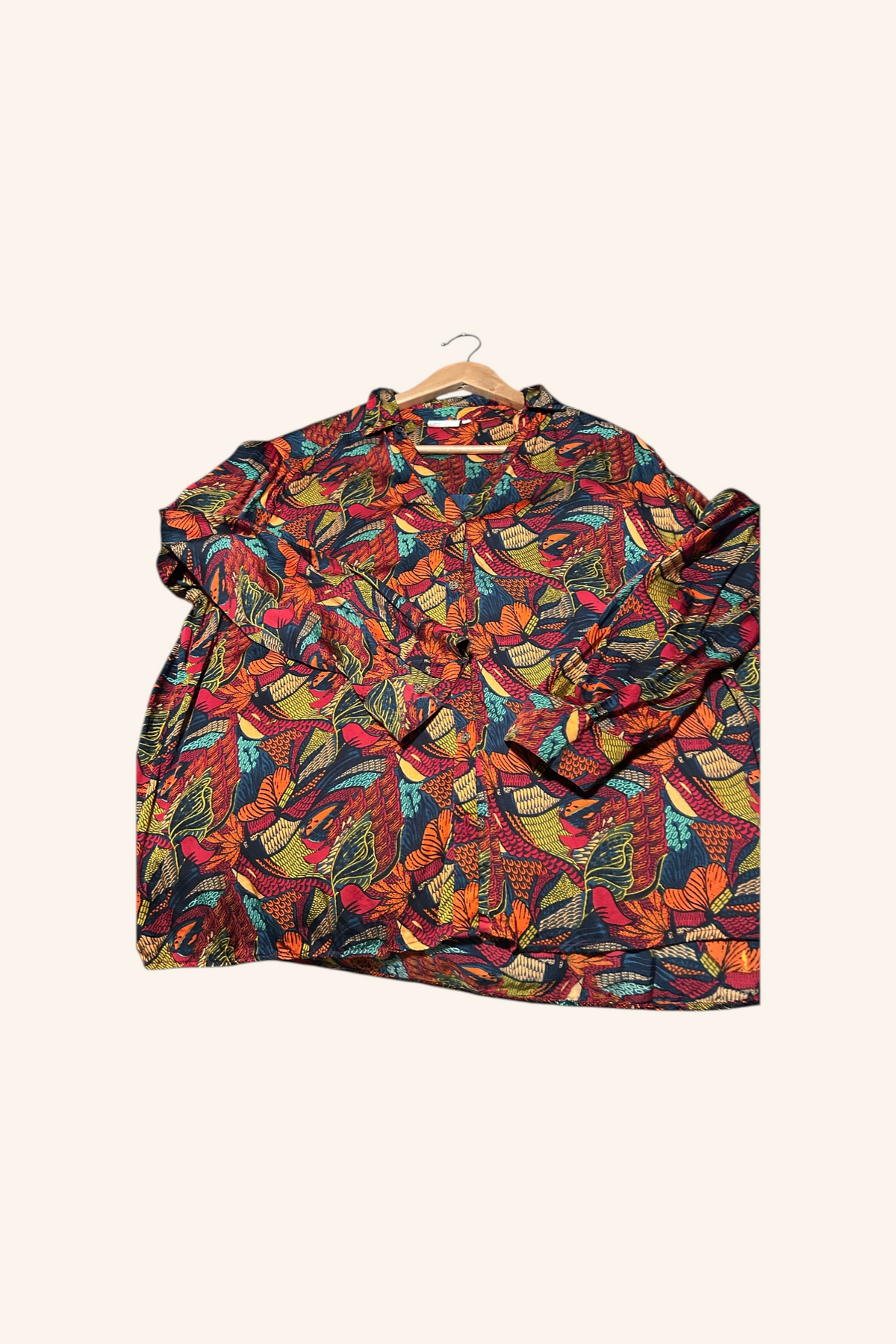 Chemise fluide satin de viscose