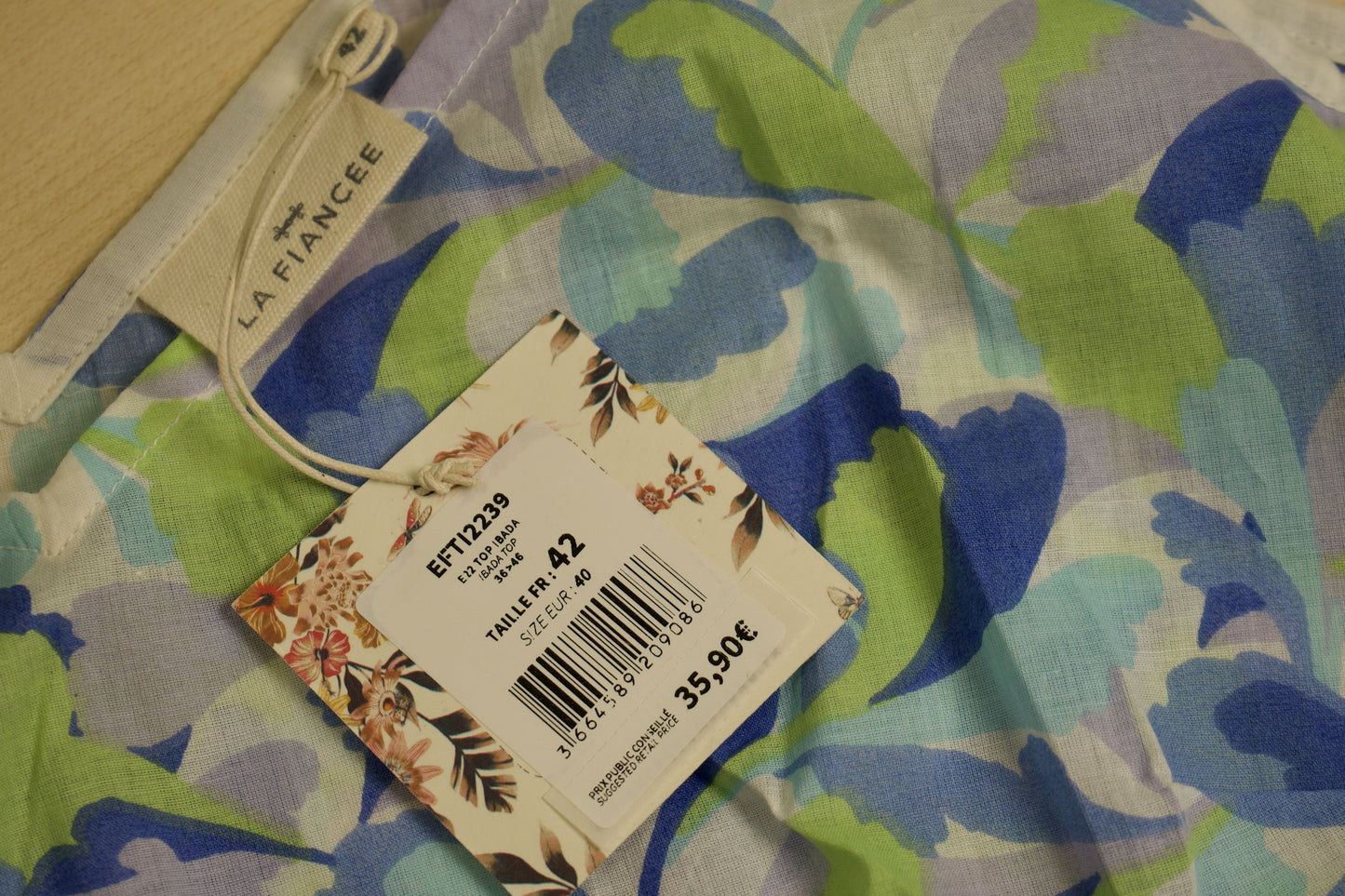 Débardeur voile de coton bio IBADA