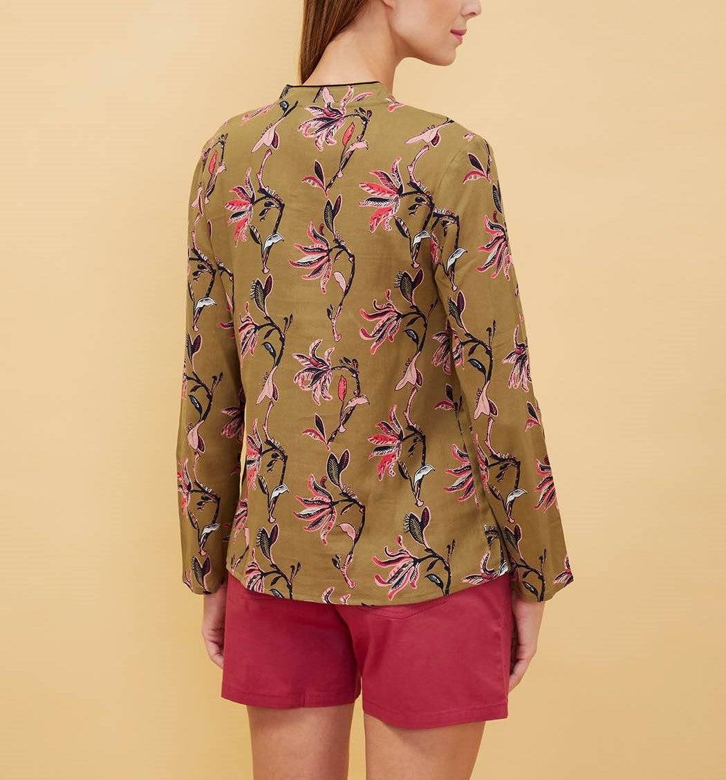 Top crêpe de coton Jinpa