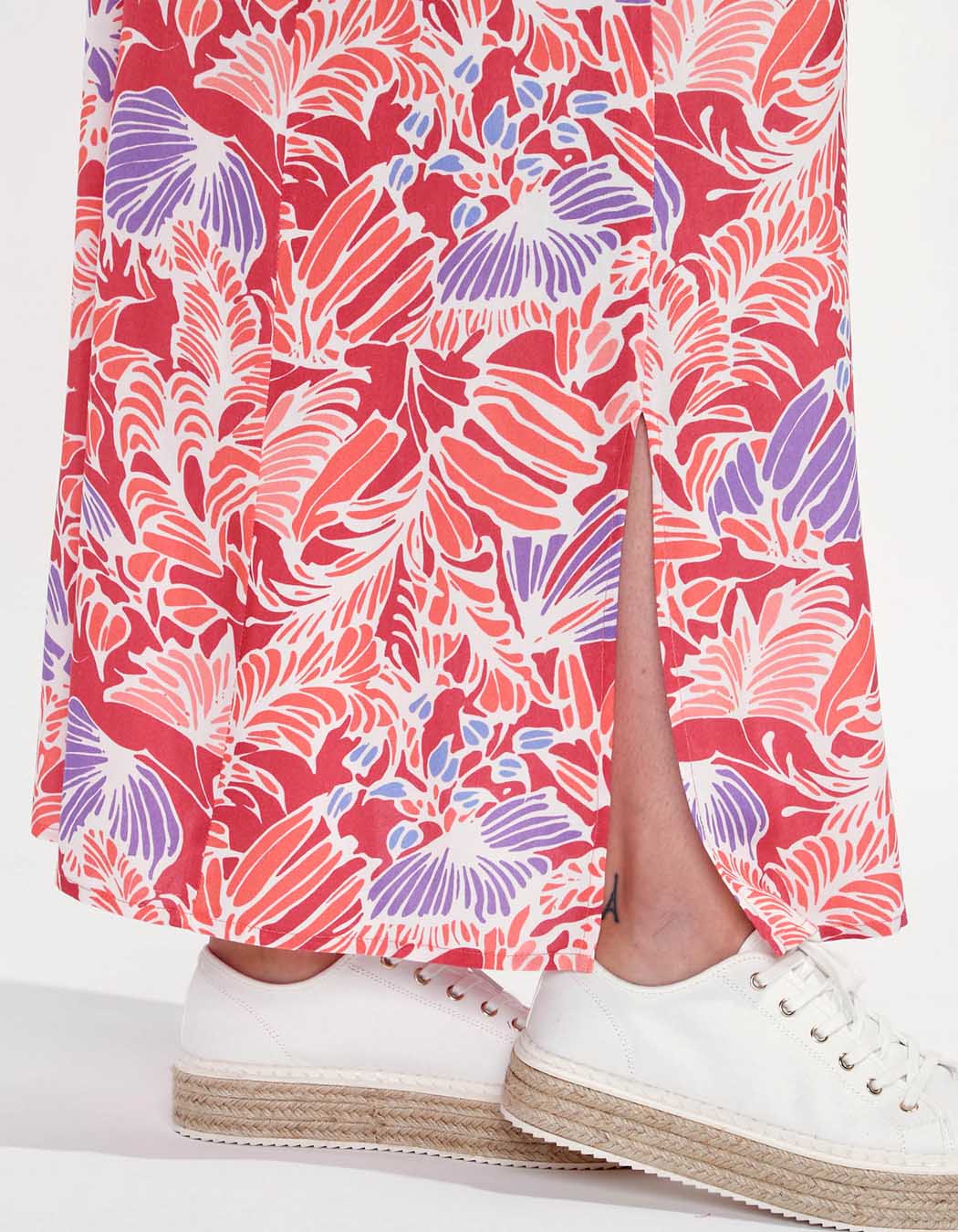 Jupe longue imprimée NURRA