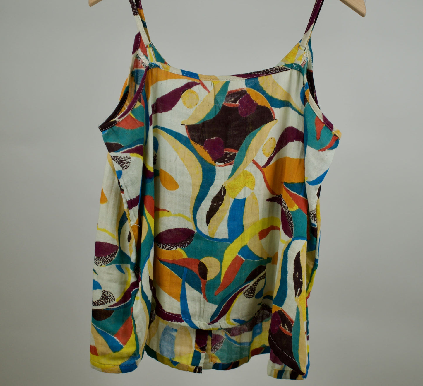 Débardeur boutons gaze de coton ULANI