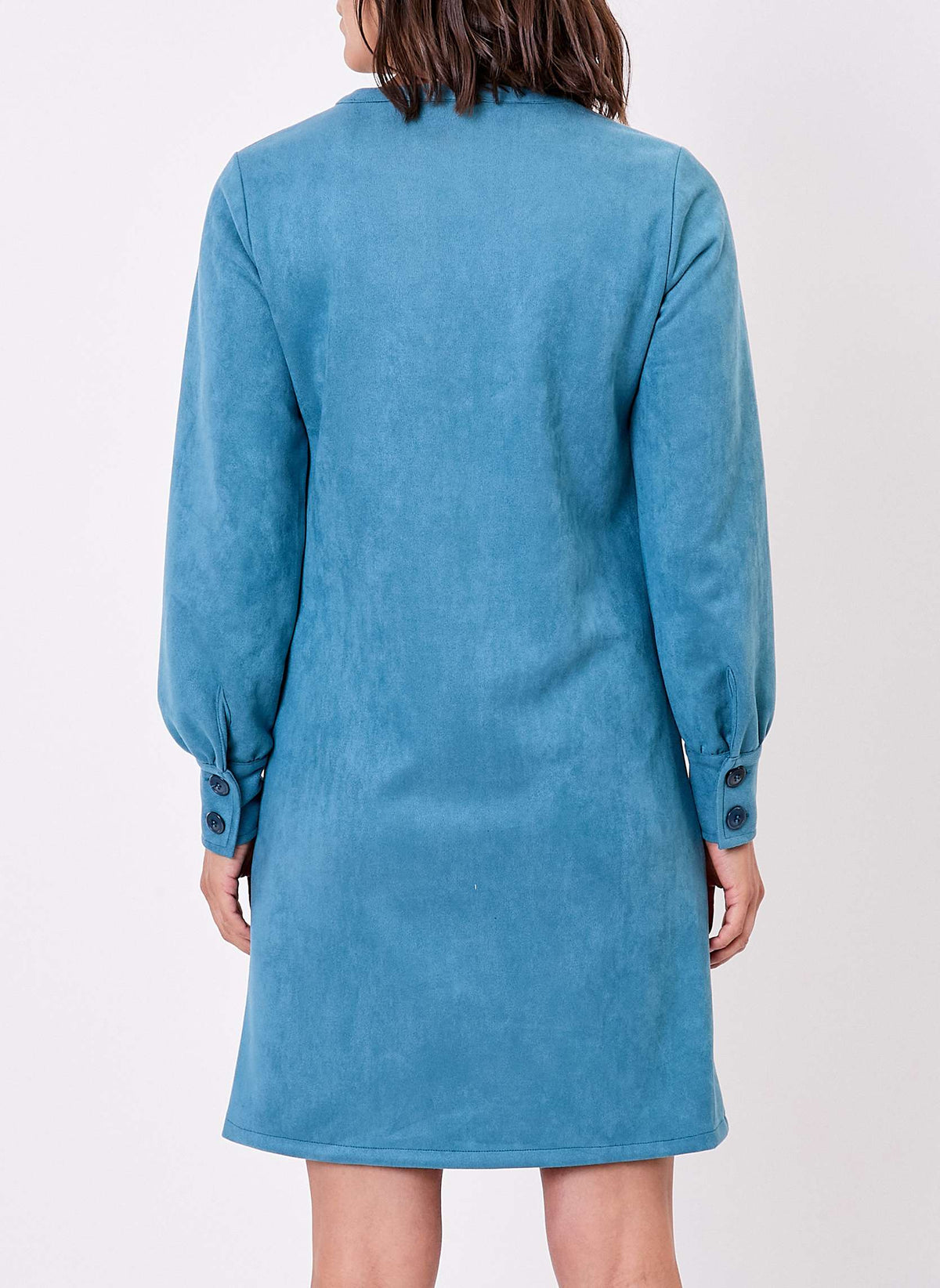 Robe droite suédine souple ANIKA