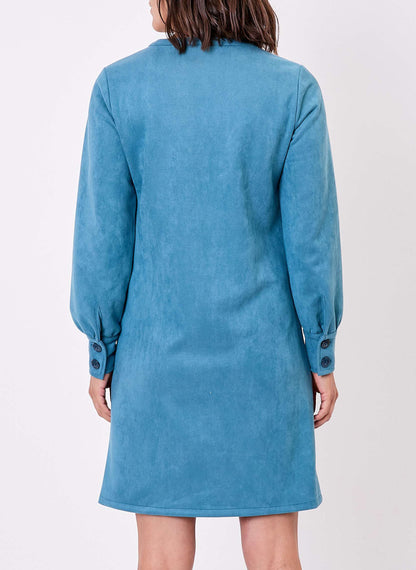 Robe droite suédine souple ANIKA