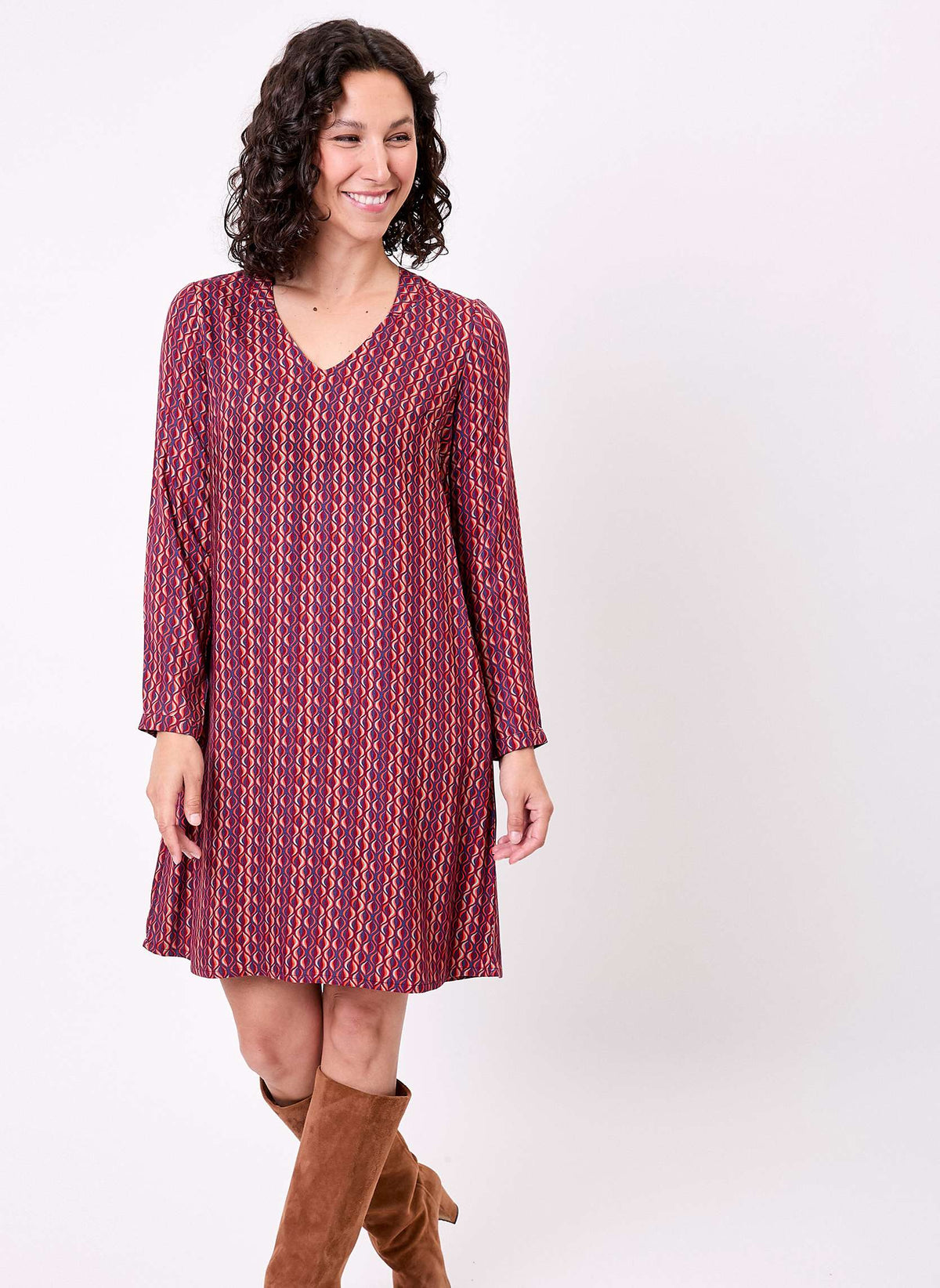 Robe fluide ample doublée GALATEE