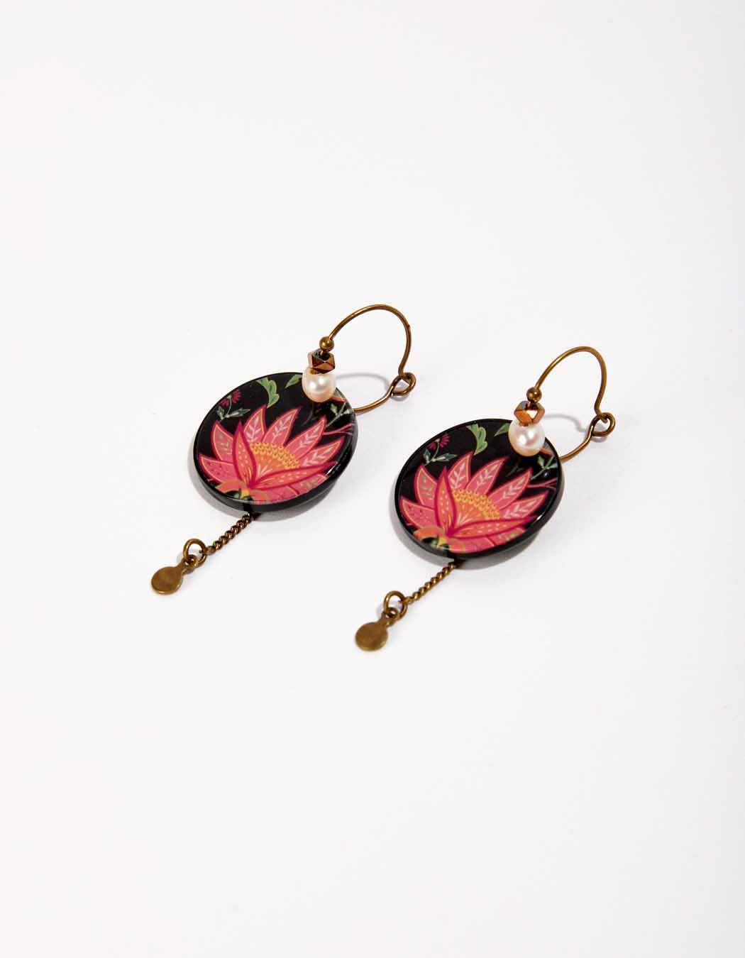 Boucles d'oreille pastille HAJUR