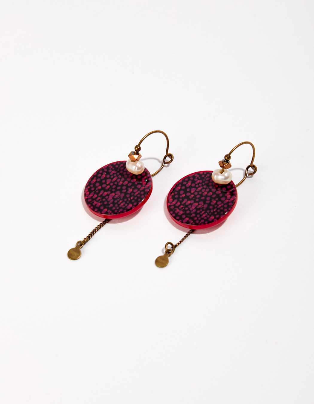 Boucles d'oreille pastille HAJUR