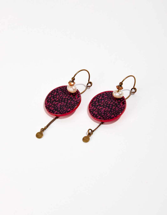 Boucles d'oreille pastille HAJUR