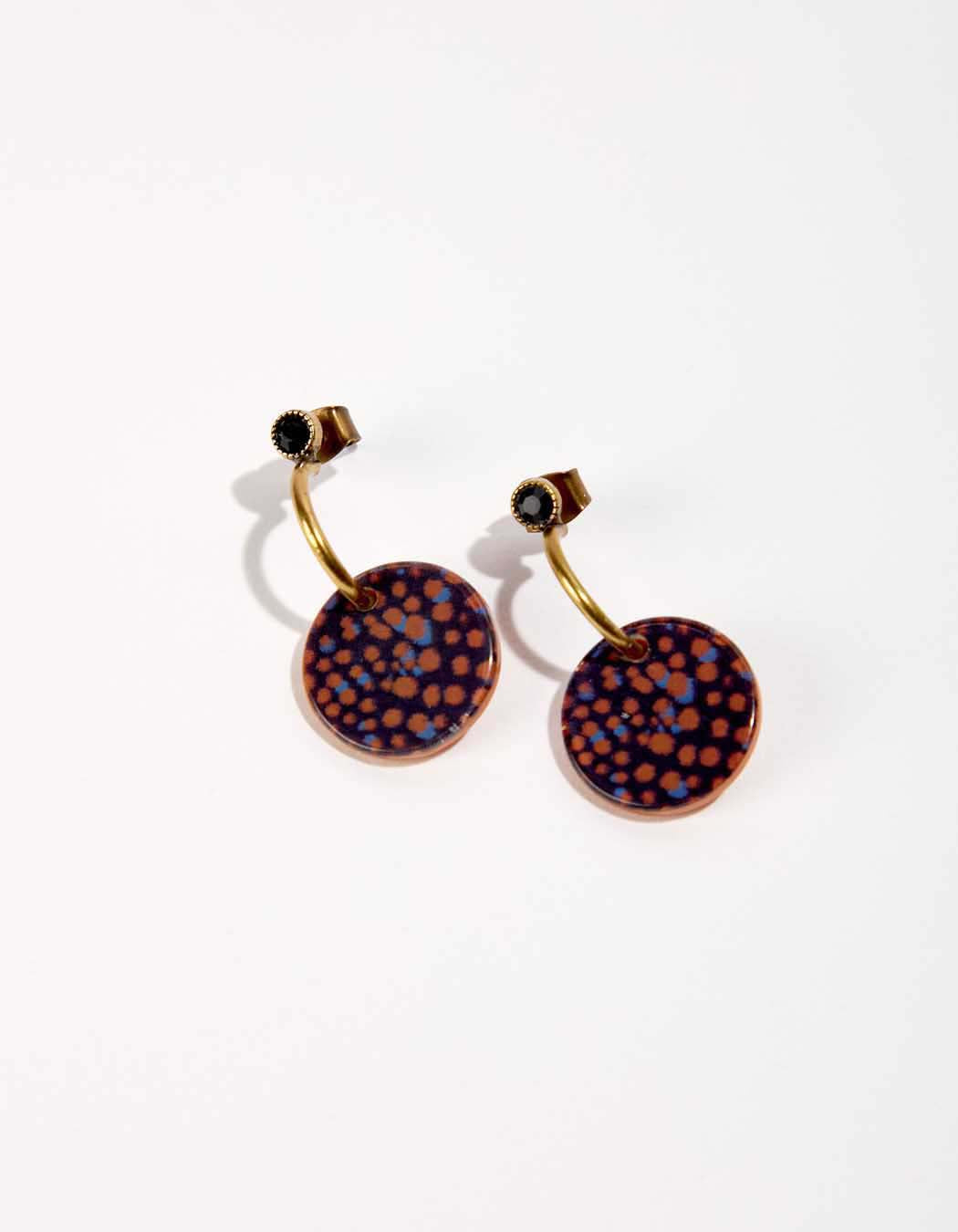 Boucle d'oreille demi anneau SASTO