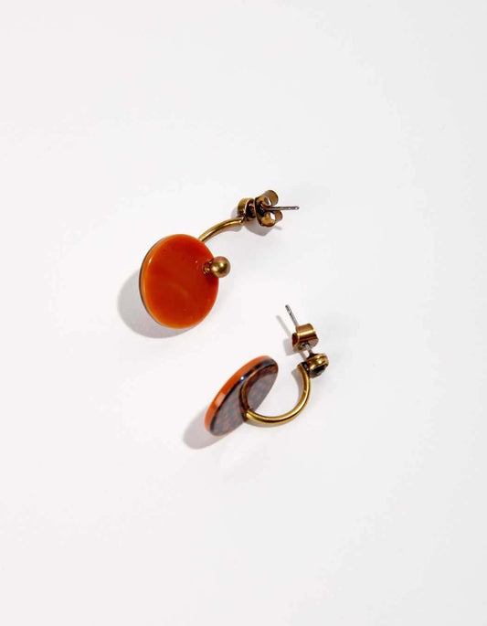 Boucle d'oreille demi anneau SASTO