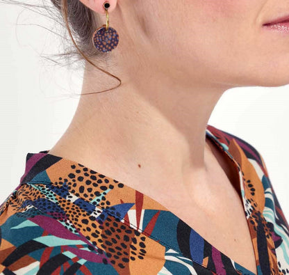Boucle d'oreille demi anneau SASTO