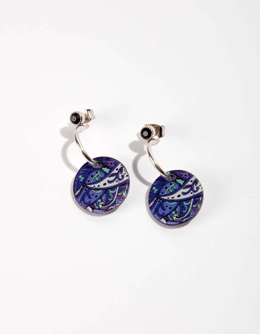 Boucle d'oreille demi anneau SASTO